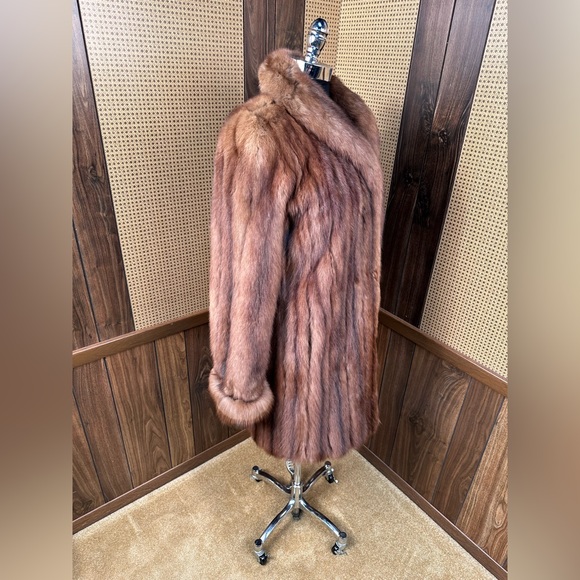 Vintage Russian Sable Fur Coat Jacket Stroller Size Small - Picture 3 of 10